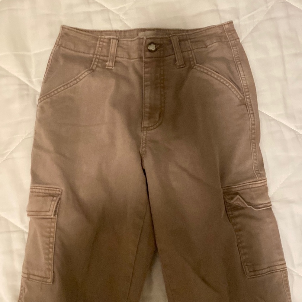 dark tan/brown boyfriend jeans